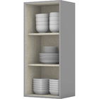 Aéreo Ravi Modulado Para Cozinha 01 Porta 400mm Ketlin Cinza