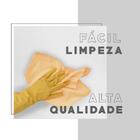 Aéreo Ripado Mdf Branco Com Prateleiras E Tubo Ouro Velho Car