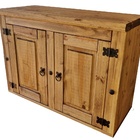 Aéreo Rústico - 2 Portas (80 Cm) - Madeira Maciça - Mel