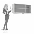 Aéreo Triplo Valência Branco Salleto Móveis