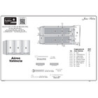 Aéreo Triplo Valência Branco Salleto Móveis