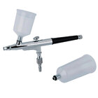 Aerógrafo Dupla Ação Profissional 0,35mm Metálico 2 Cubas