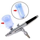 Aerógrafo Dupla Ação Profissional 0,35mm Metálico 2 Cubas