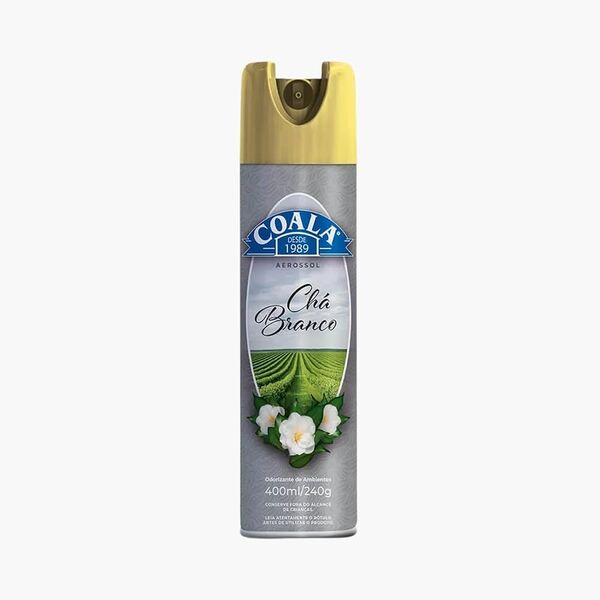 Aerossol Coala - Odorizante De Ambiente - Cha Branco - 400ml