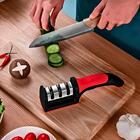 Afiador Amolador De Facas 3 Opções De Afiar Profissional