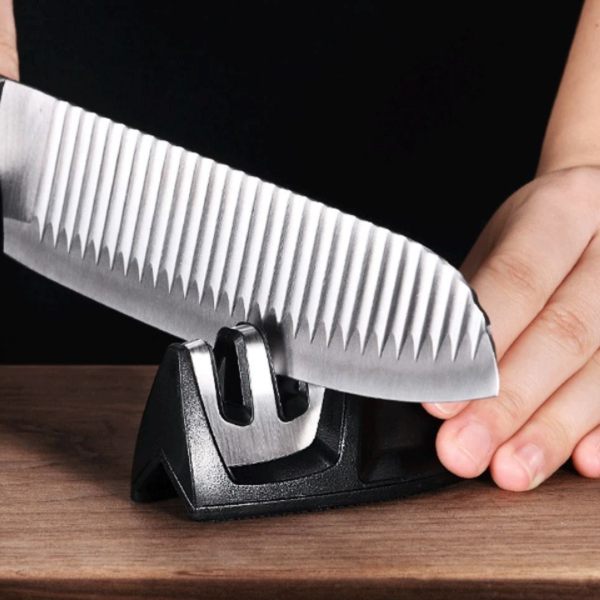 Afiador Amolador De Facas Diamantado 2 Estágios