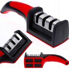 Afiador Amolador Faca 3 Em 1 Amola Poli Afia Facao Utensilio