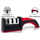 Afiador Amolador Faca 3 Em 1 Amola Poli Afia Facao Utensilio