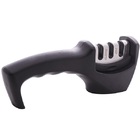 Afiador De Faca Premium Em Aco Inox E Abs Black 20x5x7 5cm