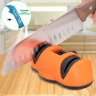 Afiador De Facas Amolador Com Ventosa Laranja + Chaveiro Cbrn