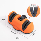 Afiador De Facas Amolador Com Ventosa Vermelho + Chaveiro Cbr