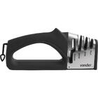 Afiador De Facas E Tesouras Com Vídea E Cerâmica Vonder Preto