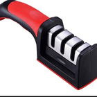 Afiador Facas Amolador Vermelho Cozinha