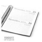 Agenda Contadora Feminina - Preto Cacheado