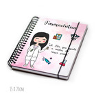 Agenda Farmacêutica Feminina - Preto Liso