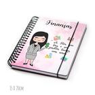 Agenda Finanças Feminina - Preto Liso