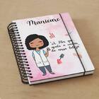 Agenda Manicure Feminina - Preto Cacheado