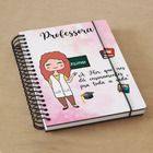 Agenda Professora Feminina - Ruivo