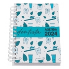 Agenda Profissões 2024 Capa Dura Dentista A5 352 Pgs