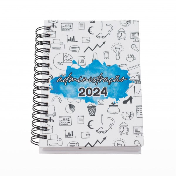 Agenda Profissões 2024 Capa Dura Laminada A5 352 Pgs - Admini