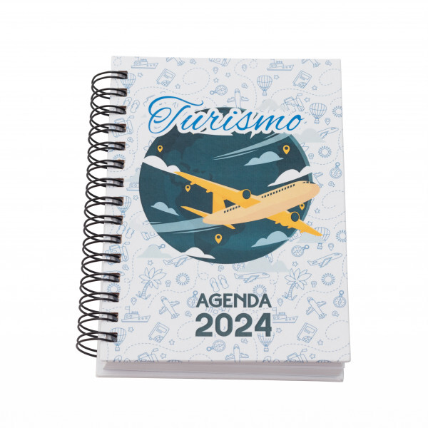 Agenda Profissões 2024 Capa Dura Laminada A5 352 Pgs - Turismo