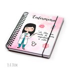 Agenda Ser Enfermeira - Preto Liso