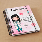 Agenda Ser Enfermeira - Preto Liso