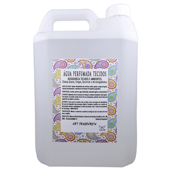 Água Perfumada Roupas E Tecidos 5 Litros Alecrim - Maison