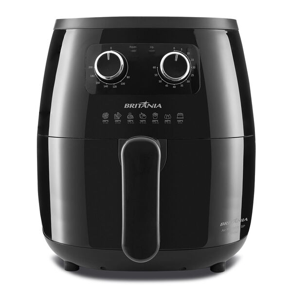 Air Fryer Britânia 6l Revestimento Antiaderente 1500w Bfr15p