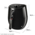 Air Fryer Electrolux Por Rita Lobo 3 2l Preta Efficient 1400w