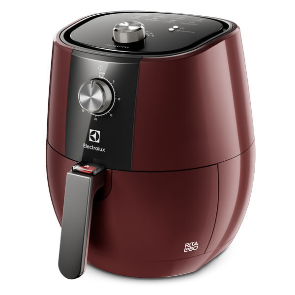 Air Fryer Electrolux Por Rita Lobo 4l Vermelha Escura Grand E