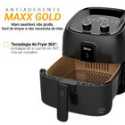 Air Fryer Philco 9l 2000w Cesto Quadrado Gold Paf90b 127v