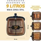 Air Fryer Philco 9l 2000w Cesto Quadrado Gold Paf90b 220v