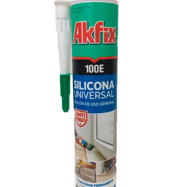 Akfix - 100e Sa049 Selador De Silicone - Bronze (280ml-325g)