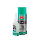 Akfix - 705 Conjunto Cola Cianocrilato Alta Viscosidade + Ati