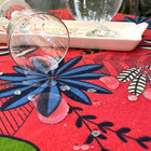 Aladim Toalha Mesa Seca 1,40x2,50  Bari Carmin