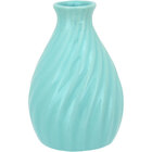 Álamos Vaso Decorativo Enfeite Cerâmica Azul