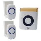 Alarme Sem Fio 2 Campainha 1 Receptor Wi Fi Longo Alcance