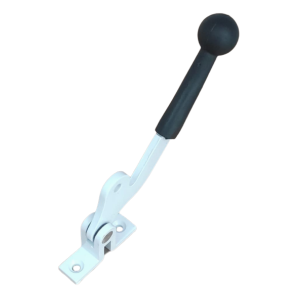 Alavanca Aluminio Cabo Nylon Reta Vitro Basculante Branco