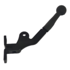 Alavanca Aluminio Cabo Nylon Reta Vitro Basculante Preto