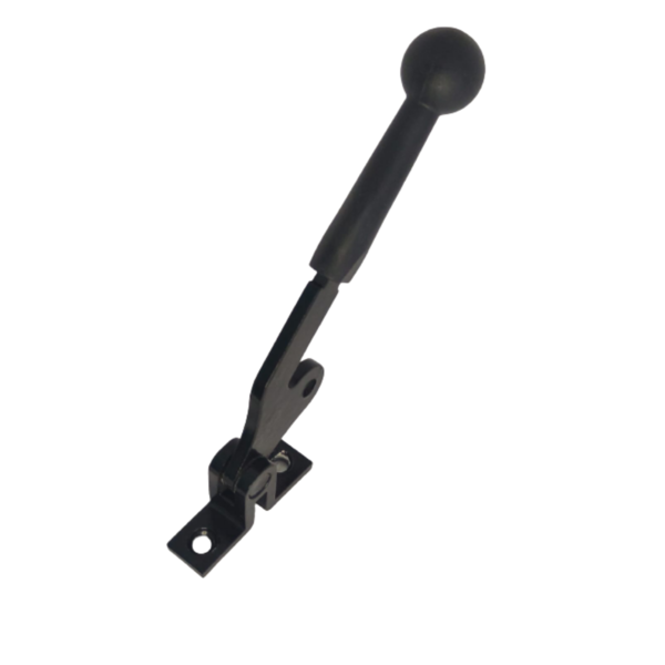 Alavanca Aluminio Cabo Nylon Reta Vitro Basculante Preto