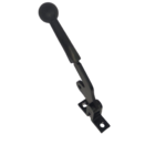 Alavanca Aluminio Cabo Nylon Reta Vitro Basculante Preto