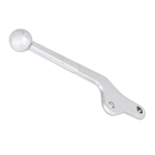 Alavanca para Janela Basculante Bola Zamac Galvanizado 140x30mm 1 peça