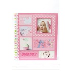Álbum De Fotos Baby Rosa -300 Fotos 10x15 Cm Com Visor
