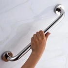 Alça Apoio 70 Cm Barra Inox 3 Uni Suporte Acessibilidade Banh