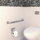 Alça Barra De Apoio 70cm Inox Segurança Cadeirante Idoso Defi