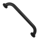 Alça Barra De Apoio 70cm Preto Inox Idoso Cadeirante Gestante