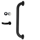 Alça De Apoio 30cm Inox Preto Fosco Barra Acessibilidade Cade