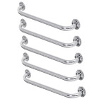 Alça De Apoio 60cm Barra Segurança Kit 5 Uni Cadeirante Idoso