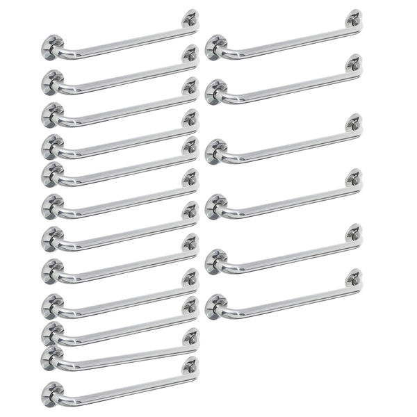 Alça De Apoio Banheiro Inox 40cm 18 Und Barra Idoso Cadeirant
